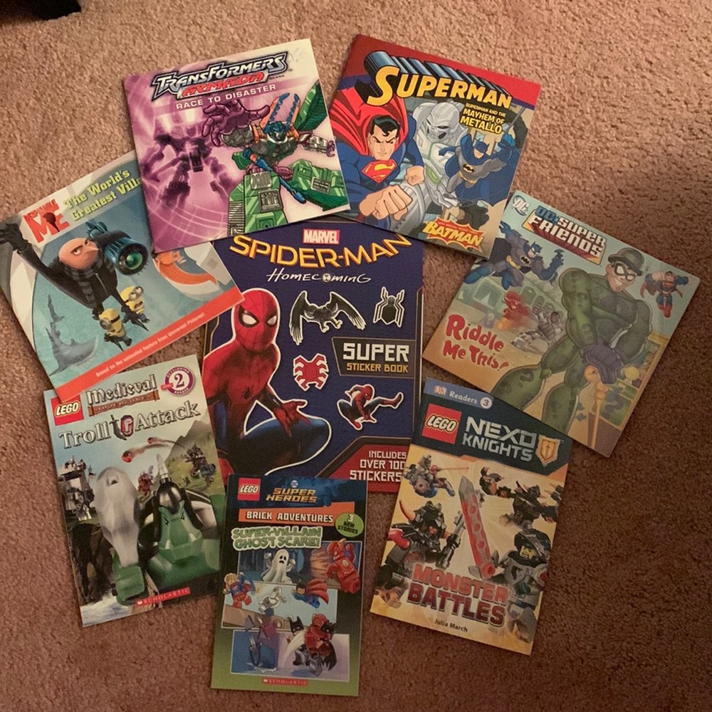 Bundle of 8 Children’s Super Hero Books